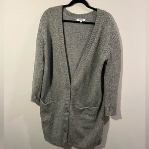 BB Dakota Long Grey Sweater Size M